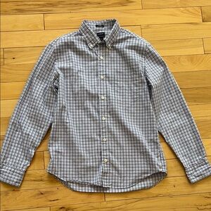 J. Crew Black and White Casual Button Down Shirt